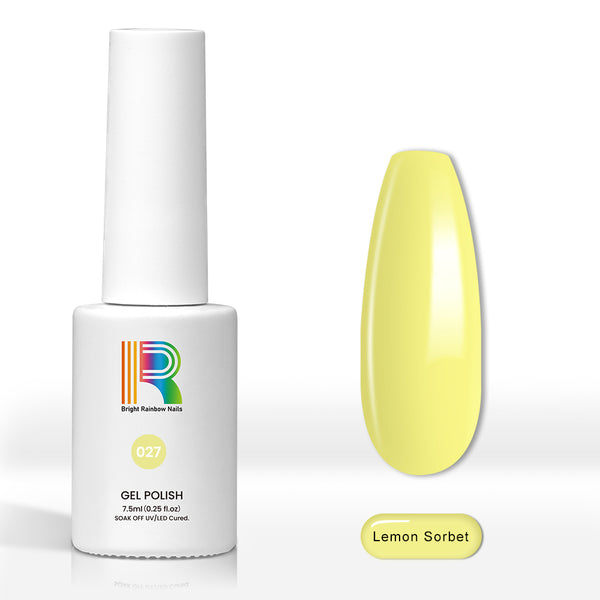 Lemon Sorbet - Basic colors gel nail polish 7.5ml