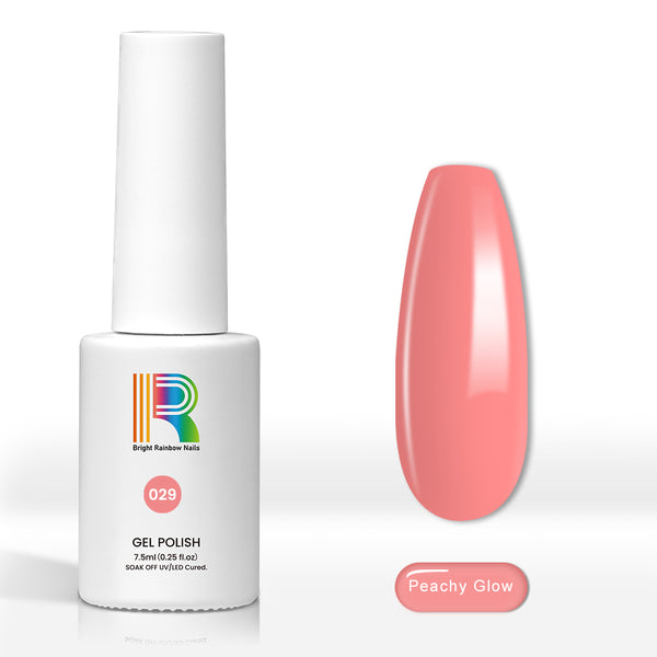 Peachy Glow - Basic colors gel nail polish 7.5ml