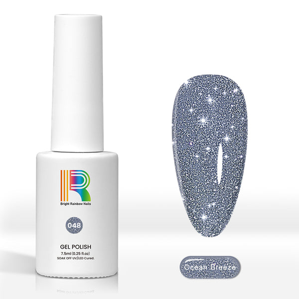 Ocean Breeze - Reflective Glitter gel nail polish 7.5ml