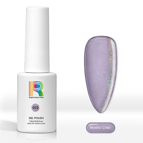 Mystic Lilac - Holographic Shimmer Cat Eye Nail Gel Polish 7.5ml