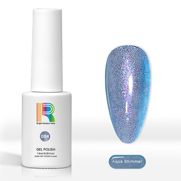 Aqua Shimmer - Aurora Velvet Cat Eye Nail Gel Polish 7.5ml