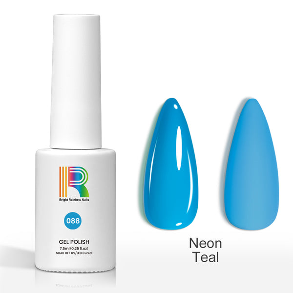Neon Teal – Aqua Blue Gel Nail Polish 7.5ml #88