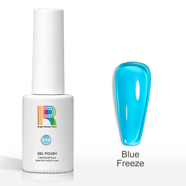 Blue Freeze – Electric Neon Blue Jelly Gel Nail Polish 7.5ml #94