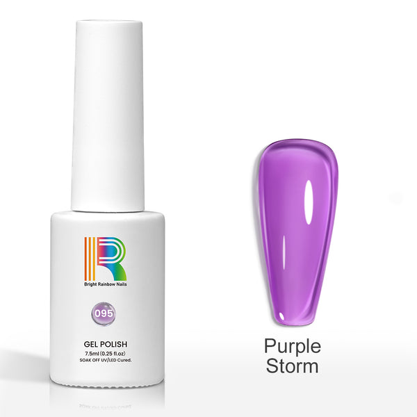 Purple Storm – Cool Violet Jelly Gel Nail Polish 7.5ml #95