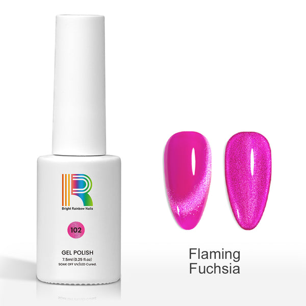 Flaming Fuchsia - 9D Neon Cat Eye Gel Polish 7.5ml #102