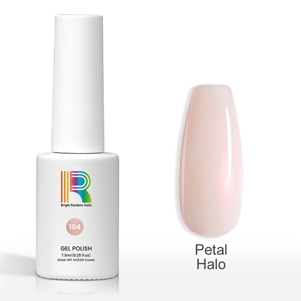 Petal Halo - Soft Peachy Nude with Rose Sheen Gel Polish 7.5ml #104