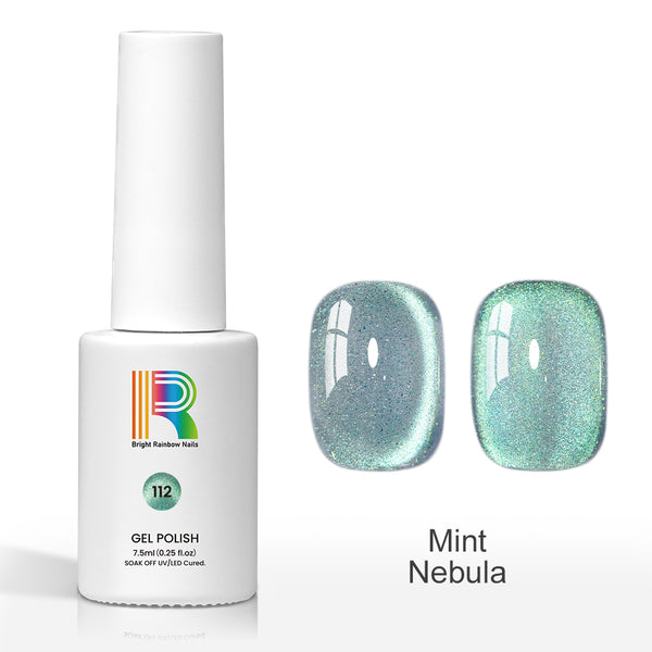 Mint Nebula - Glitter Shiny Cat Eye Gel Polish | 7.5ml #112