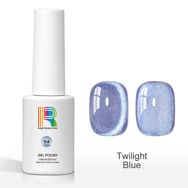 Twilight Blue - Glitter Shiny Cat Eye Gel Polish | 7.5ml #114