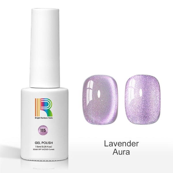 Lavender Aura- Glitter Shiny Cat Eye Gel Polish | 7.5ml #115