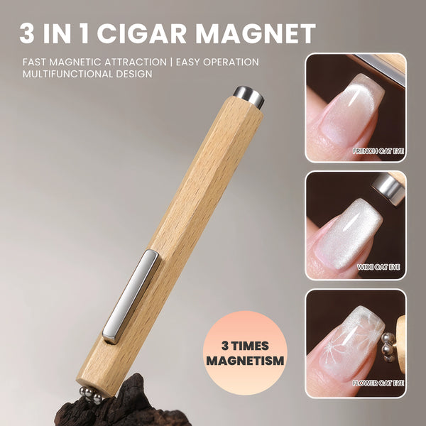 3-in-1 Magic Nail Magnet – Multi-Effect Tool for Cat Eye Designs