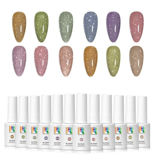 Garden Glow Gel Nail Polish 12 Colors Set 7.5ml