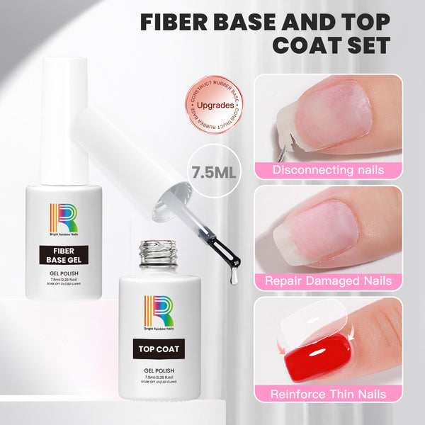 Fiber Base & Top Coat Duo 7.5ml